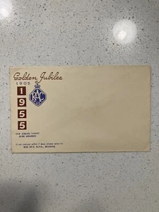 1x 1905-1955 RACQ 50y Golden Jubilee Brisbane Envelope Royal Automobile Club New - Picture 1 of 6