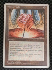 Mana Vault *HP* - 4th Edition Magic the Gathering Card MTG
