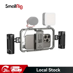 SmallRig Universal Phone Cage Vlogging Custodia Stabilizzatore per iPhone 15 per Samsung - Foto 1 di 7