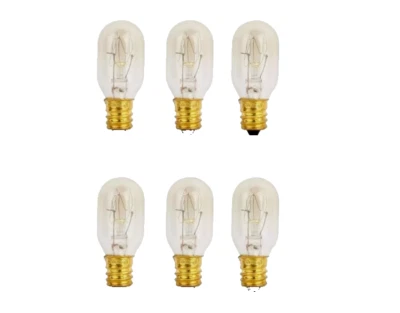 6 Pack - 25 Watt E12 T20 Replacement Bulbs for BBC Reborn Doll Lamp Tool - Image 1 of 3