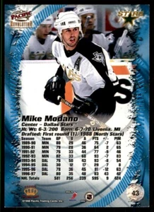 1997-98 Pacific Revolution Mike Modano Dallas Stars #43 - Picture 1 of 2