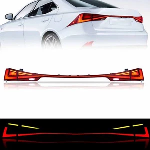 VLAND LED Red Tail Lights For 2014-2019 2018 Lexus IS250 300h 350F Animation - Picture 1 of 13