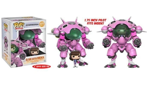 OVERWATCH Figure D.VA & MEKA POP 15 cm Cover