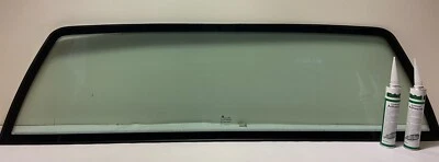 Fit 1988-1999 Chevy Pickup C&K 1500, 2500, 3500 Back Glass Stationary Non-Tinted - Image 1 of 3