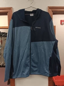NWT Columbia Men's Harlem Park Hybrid Full Zip Hoodie Size Mens 2xl - Picture 1 of 5