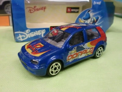 BURAGO 1/43 - VW GOLF DONALD D. - DISNEY COLLECTION - Immagine 1 di 2