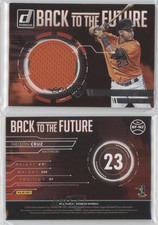 2016 Panini Donruss Back to the Future Materials Nelson Cruz #BF-NZ