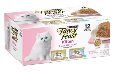 Purina Fancy Feast 小猫经典 Paté Variety 包湿猫粮 - 12 罐 — 第 1/2 张图片
