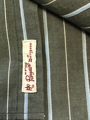 Camisa de Vestir PINGÜINO Para Hombres Grande COLLAR PUNTUAL Rayas PLOMO GRIS RAYAS Foto 1 de 4