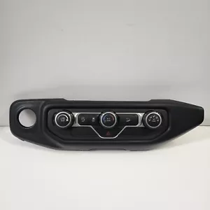 2019 -2020 Jeep Wrangler JL OEM Temperature Control Center Stack P6SZ06DX9AA - Picture 1 of 6