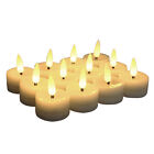 LED Tea Lights Flameless Candle 12pcs Flickering Flameless Candles Safe