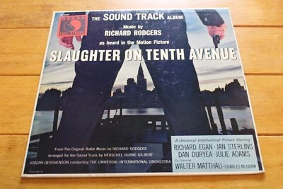 RICHARD RODGERS - SLAUGHTER ON TENTH AVENUE SOUNDTRACK LP 12" VINYL VG+ DECCA - Image 1 of 4