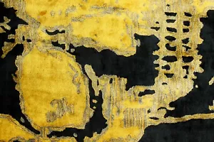 Hand-Tufted Natural Silk Carpet Handmade Modern Area Rug Home Décor Living Room - Picture 1 of 5