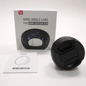 [NEUWERTIG] Ulanzi WL-3 Weitwinkelobjektiv für Sony A7C / ZV-E10 18mm Wide & 10x Macro - Bild 1 von 5