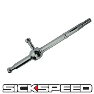 CHROME PERFORMANCE MANUAL SHORT THROW GEAR SHIFTER SELECTOR FOR TOYOTA 12X1.25 - Picture 1 of 1