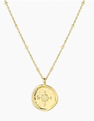 NUEVO CON ETIQUETAS - Collar moneda brújula Gorjana Foto 1 de 4