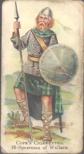 Cope - British Warriors, black on white back - 16 - Spearman of Wallace - Picture 1 of 1