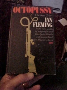 OCTOPUSSY, LIVING DAYLIGHTS by Ian Fleming 2 JAMES BOND NOVELs (1965 FE - Picture 1 of 3