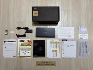 Sony Vaio Type P VPCP11AKJ Black Atom Z550 Windows 7 Home RAM 2GB SSD 128GB - Picture 1 of 23