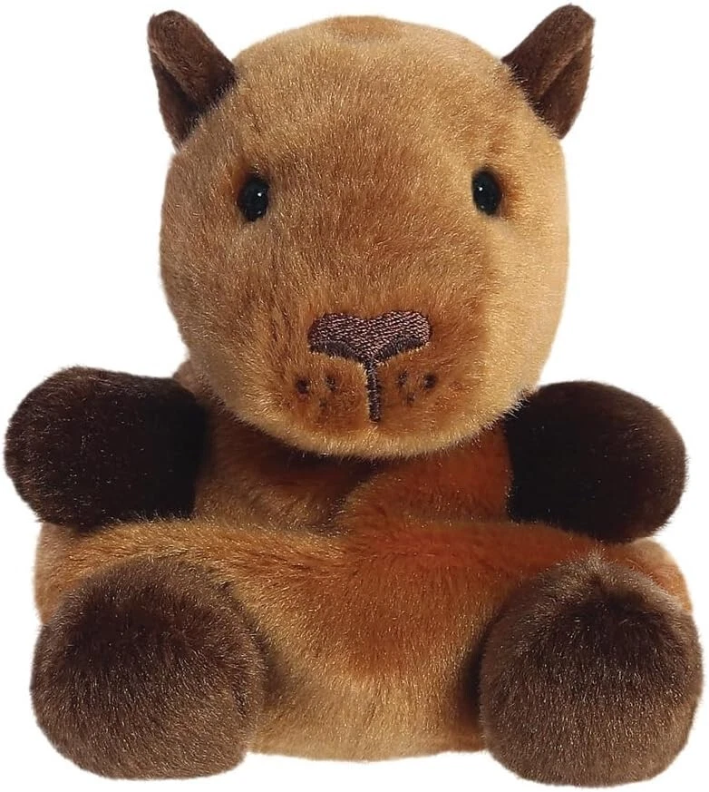 Aurora Palm Pals Sid Cabaybara 5" Super Doux Jouet En Peluche Nouveau - Photo 1/4