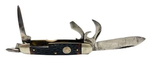 Vintage BSA Boy Scout Knife Official Imperial Pocketknife With Emblem 2 1/2" - Picture 1 of 24
