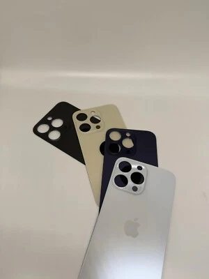 APPLE Replacement Back Glass Big Hole For iPhone 14 Pro W/ Dif. Colors lot (RESTOCKED)