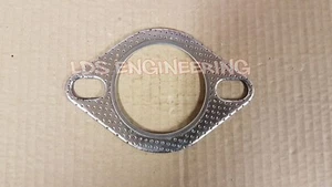Exhaust pipe gasket - Universal 2 bolt flange - 2.5" / 65mm internal diameter - Picture 1 of 2