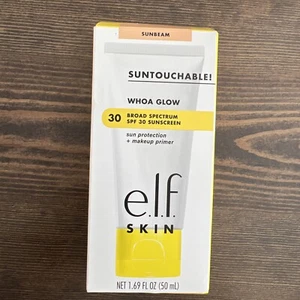 e.l.f. Cosmetics Suntouchable! Whoa Glow SPF 30 & Face Primer 1.69oz damaged box - Picture 1 of 8
