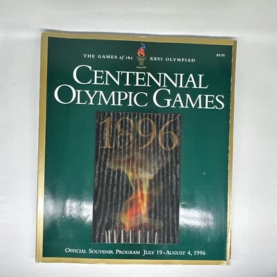 Libro de revistas del programa de recuerdos de los Juegos Olímpicos del Centenario 1996 del 19 de julio al 4 de agosto Foto 1 de 4