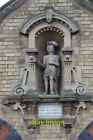 Photo 6x4 Figure on Clarks Hospital Leominster A figure in the gable of C c2018