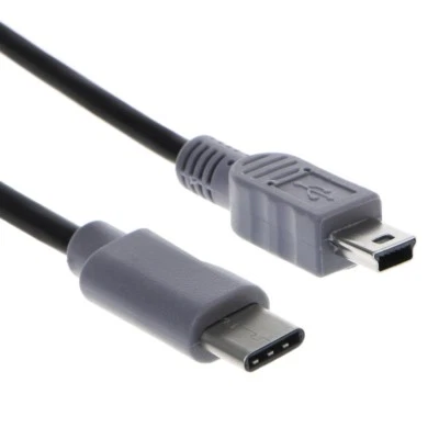 USB3.1 Host OTG Type C Male to Mini Type B Male Adapter Cable For Mobile Macbook - Image 1 of 4