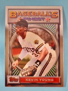 1993 Topps Finest Kevin Young Pittsburgh Pirates #34 ⚾ - Picture 1 of 2