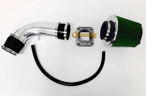 Black Green For 1989-1992 Mazda 626 2.2L L4 Air Intake System Kit + Filter - Picture 1 of 1