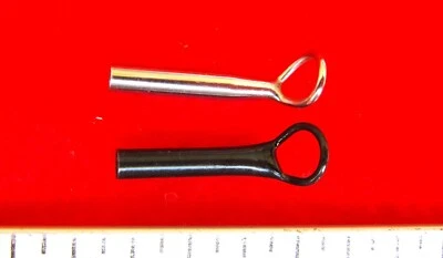 批量 2 件 复古鱼竿尖头:尺寸 #6.5 (2.6) & #7 (2.8) - 未使用!!!a — 第 1/2 张图片