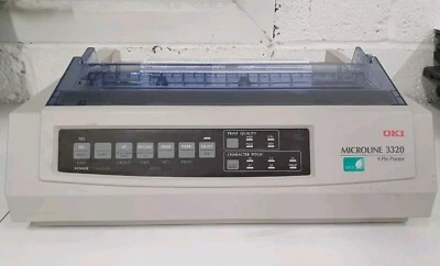 OKI MICROLINE 3320 Eco 9Pin D22800B USB,Paralle,RS232,Dot Matrix Printer inc VAT - Image 1 of 4