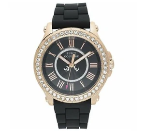 Juicy Couture Pedigree Black Watch 1901055  - ret. $195 / New Battery! - Picture 1 of 9