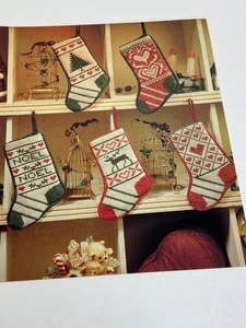 Small Wonder Christmas Stockings Counted Cross Stitch Pattern Pages From Book - Picture 1 of 3
