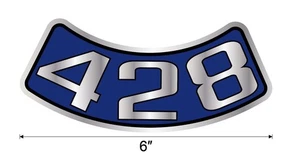 NEW 428 Air Cleaner Decal Bumper Sticker for Ford Classic FOMOCO USA - Bild 1 von 5