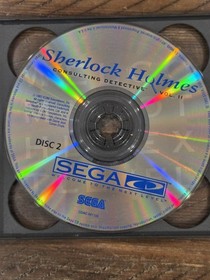 SHERLOCK HOLMES CONSULTING DETECTIVE (SEGA CD) DISCS ONLY