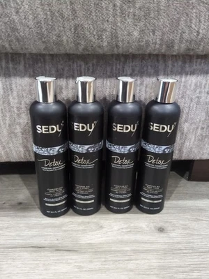 Paquete de 4 acondicionadores de carbón Sedu Detox clarificantes de 10,1 oz elimina la acumulación.  Foto 1 de 4