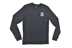 NEW Nike Men's Regular Size S Just Do It Long Sleeve Black Tee - Picture 1 of 8