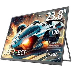 UPERFECT 120Hz Portable Monitor 23.8 Inch USB C Monitor 1920x1080 Gaming Screen - Picture 1 of 7