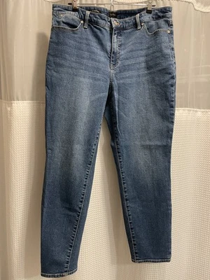 Talbots Slim Ankle Jeans Women's 16 Denim Great Condition Worn Only a Few Times - Image 1 of 4