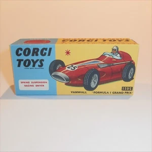 Corgi Toys  150s Vanwall Formula 1 Repro Box - Picture 1 of 4