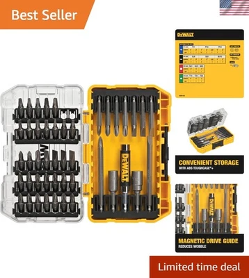 Versatile 45-Piece Screwdriver Bit Set with Tough Case - Ideal for All Surfaces - Image 1 of 4