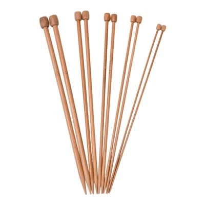 Single-Pointed Knitting Needle Knitting Accessories Bamboo Knitting Needle Set - image 1 of 4
