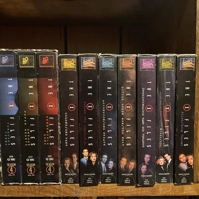 The X-Files VHS 10 Tape Lot GREAT SHAPE ALL TESTED AND WORKING - Image 1 of 3
