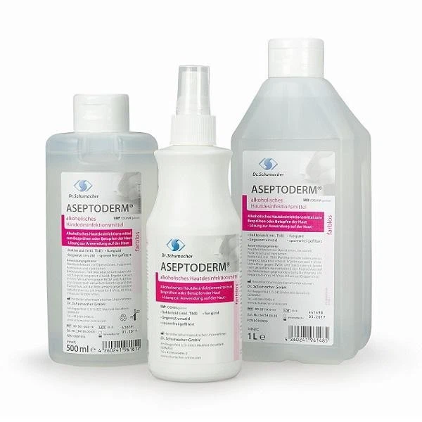DR. SCHUMACHER ASEPTODERM® farblose Hautdesinfektion Hautdesinfektionsmittel