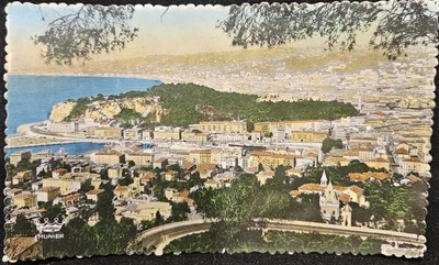 Vintage France RP Postcard Nice - General View taken from the Moyenne Corniche - Image 1 of 3
