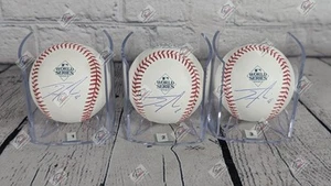 Texas Rangers JOSH SMITH Signed OML 2023 World Series Baseball PROOF - Picture 1 of 6